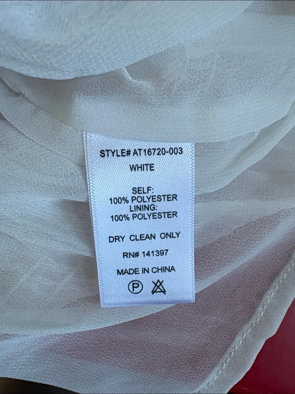 ASTR  Sheer Textured V-Neck Peplum Blouse with Puff Sleeves  white   lined  NWOT